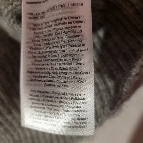 NEW Yasbistra Gray Melange Very Soft Sweater Size Large - Picture 6 of 10